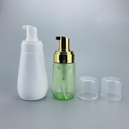 廠家批發(fā)120ml水滴狀泡沫泵瓶 PET洗手液瓶與洗面奶起泡慕斯瓶的完美選擇
